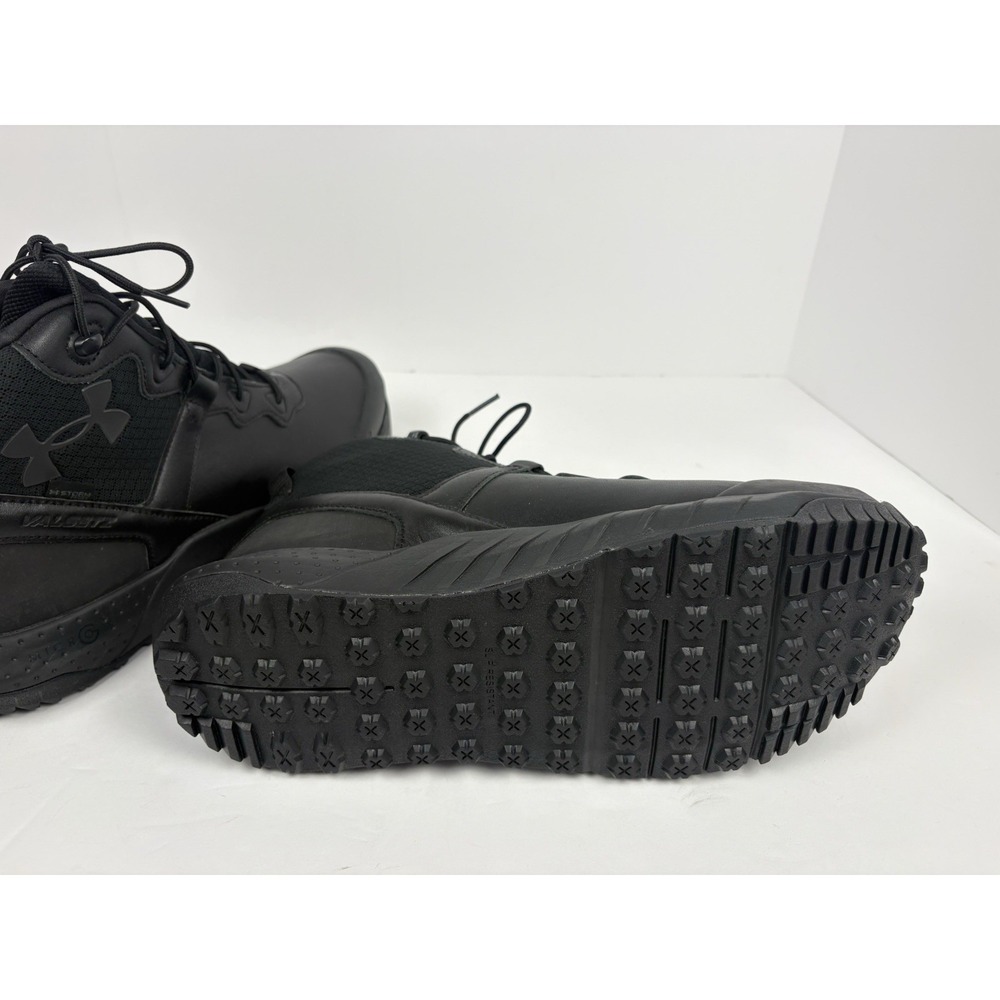 NWOT Under Armour Micro G Valsetz Mid Black Tactical Stormproof Boots Men's 12 - Picture 10 of 15